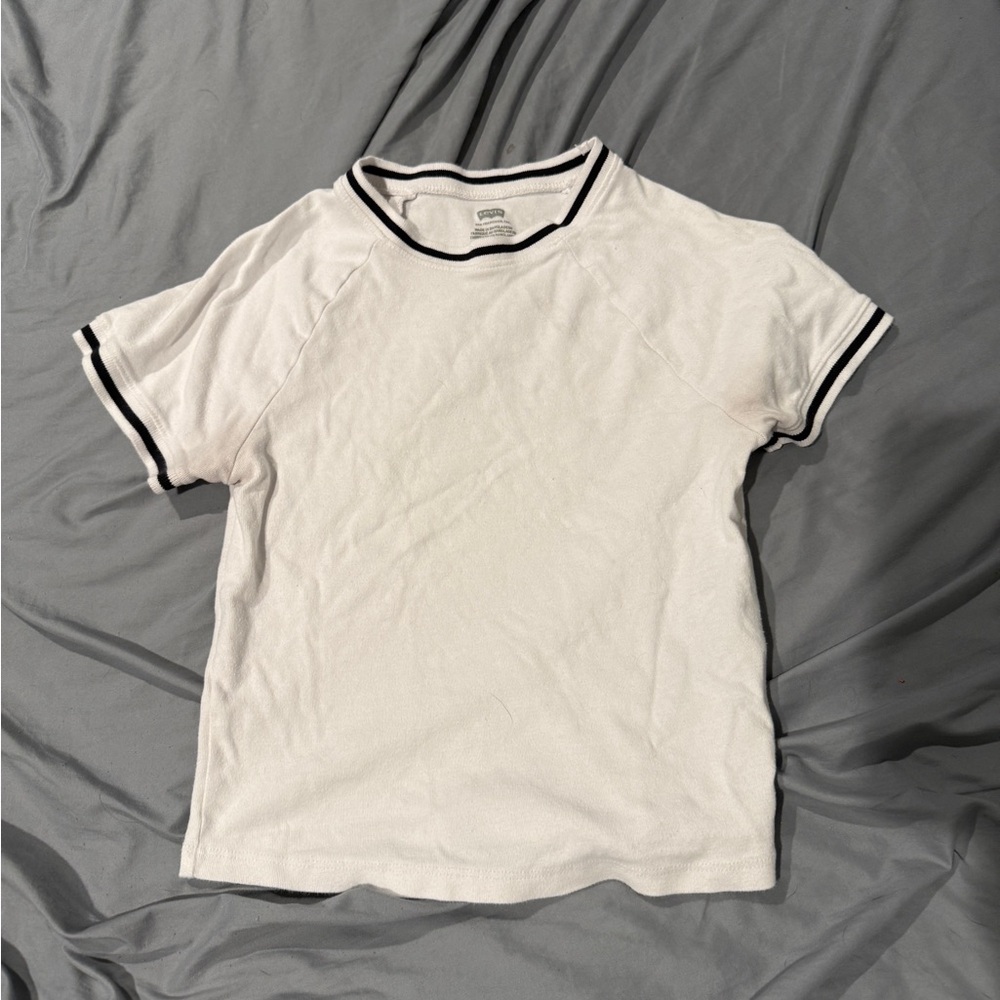 Levi's White Tee with Black Accents